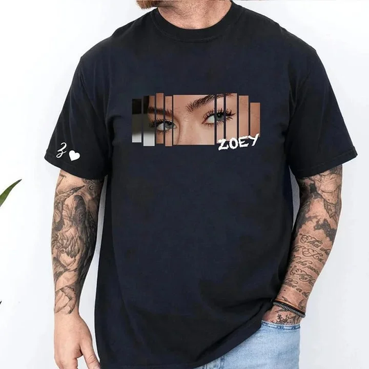 Custom Girlfriend Eyes Fashion Design Perfect Valentine's Day Gift for Couples