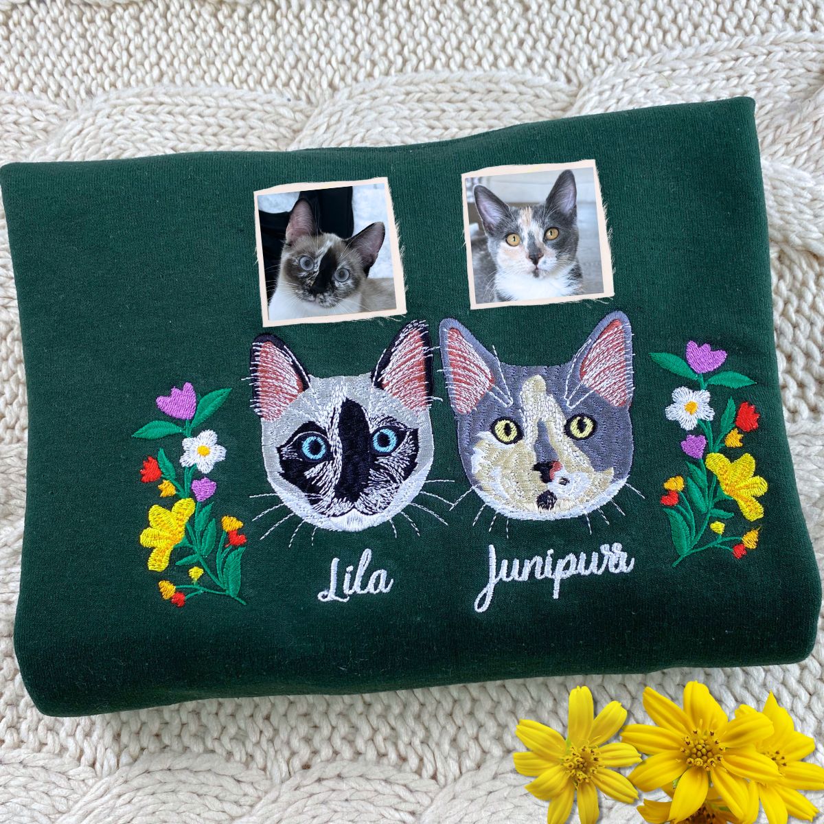 Custom Cat Mom Sweatshirt