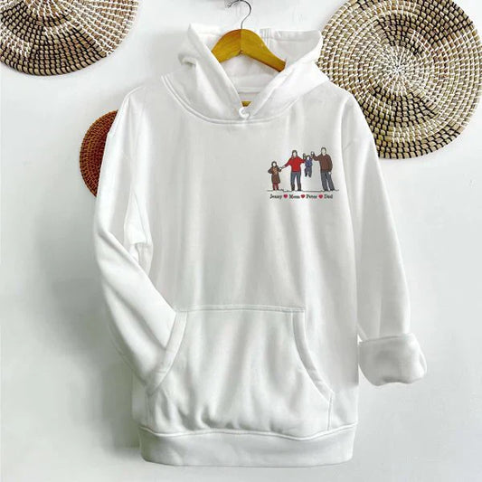 Custom Family Portrait Sweatshirt