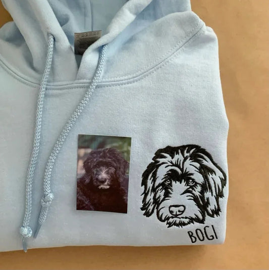 Custom Pet Face Embroidery Wear