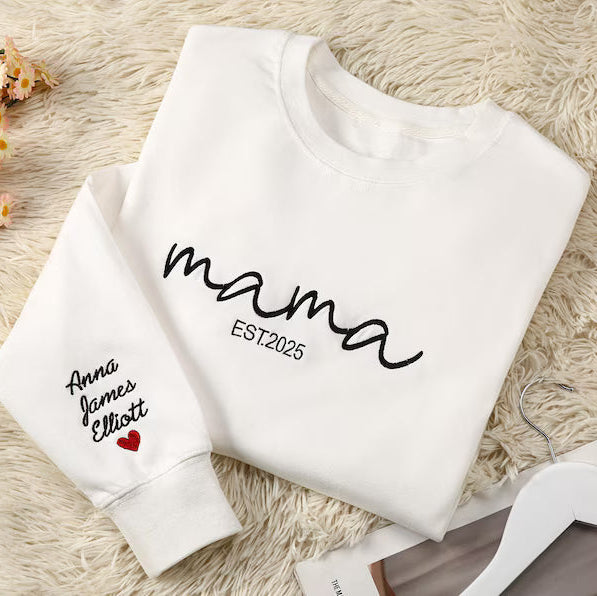 The Embroed Signature Mama Sweatshirt