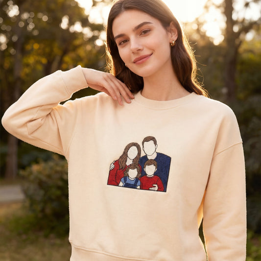 Custom Embroidered Couple Hoodies