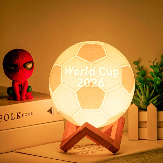 2026 World Cup Personalized Soccer Night Light, Custom Football Gift for Men Kids Dad Coach