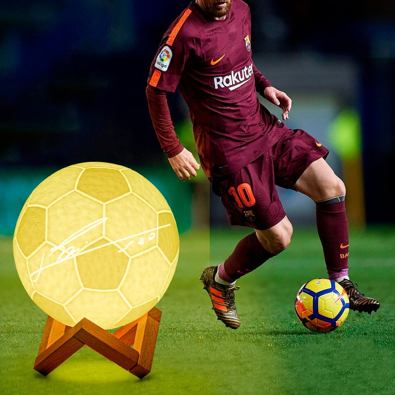 2026 World Cup Personalized Soccer Night Light, Custom Football Gift for Men Kids Dad Coach