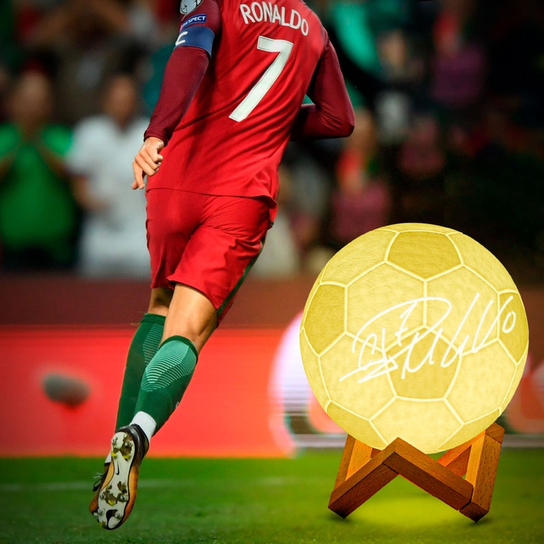 2026 World Cup Personalized Soccer Night Light, Custom Football Gift for Men Kids Dad Coach