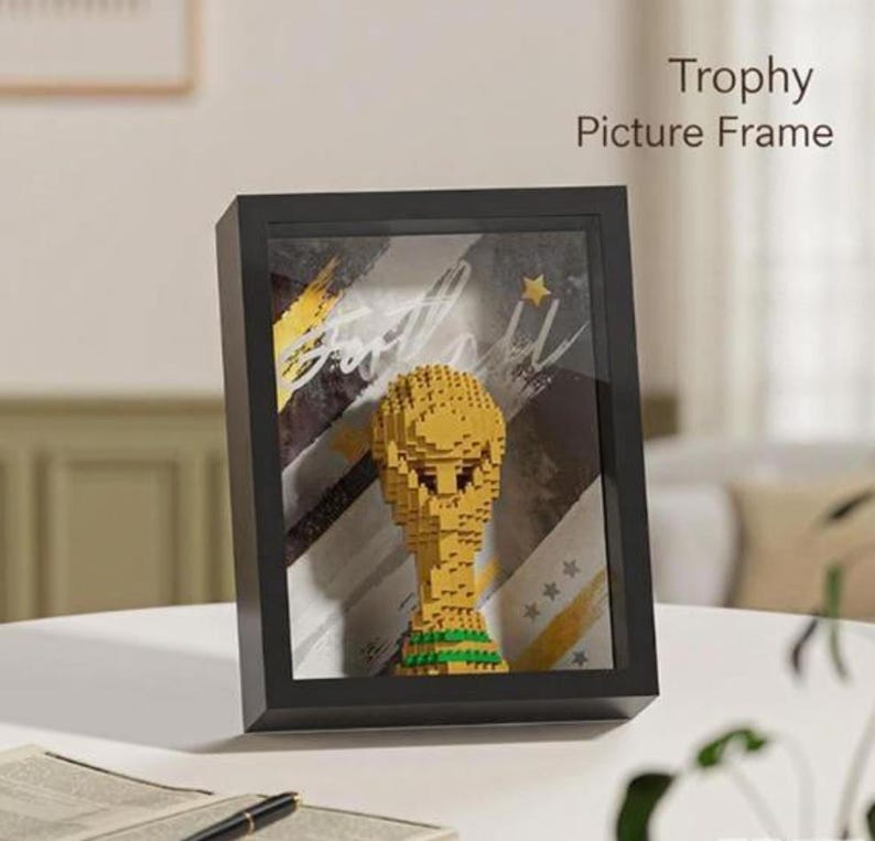 Custom National Team Football Jersey Building Blocks | Wall Decor Keepsake Gift