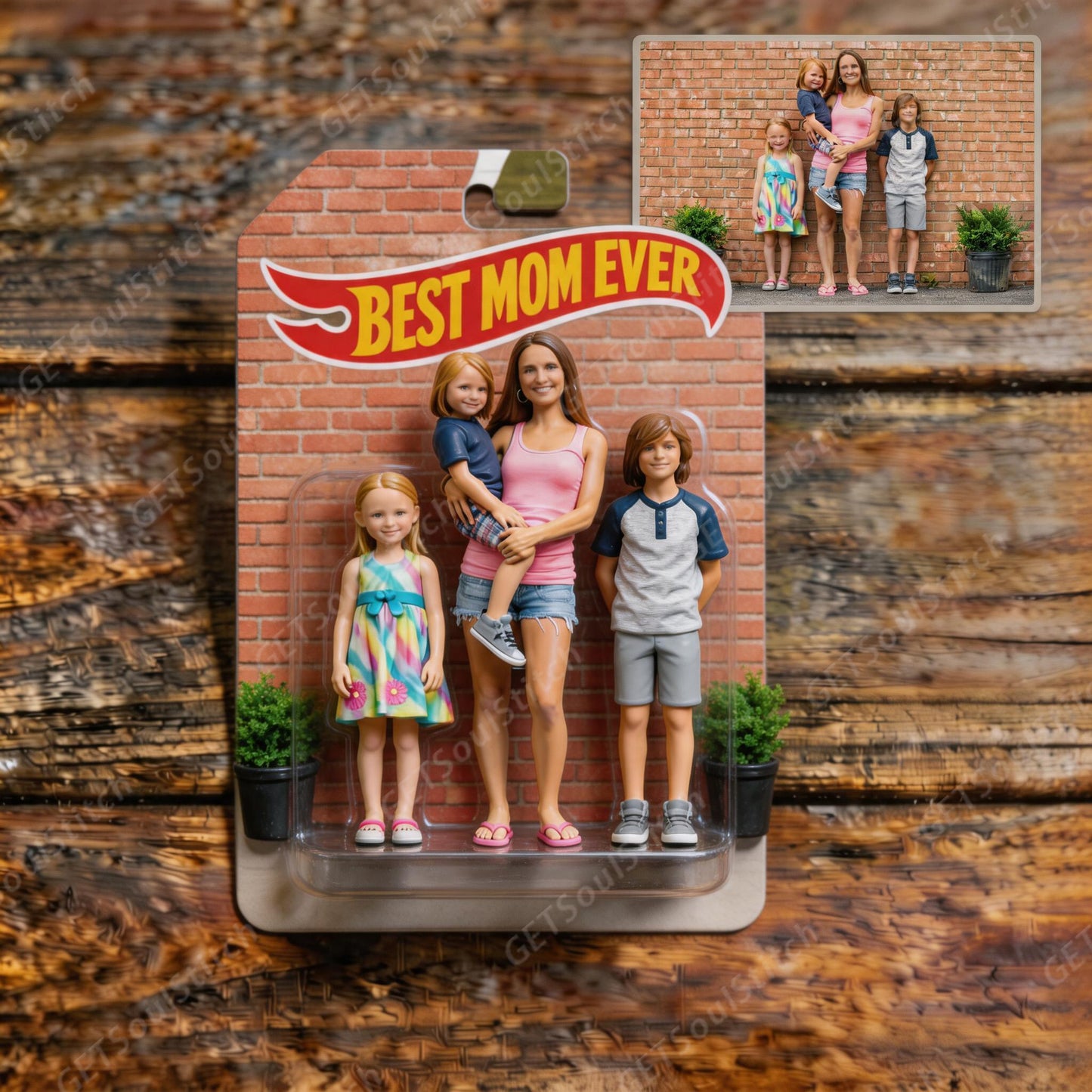 Custom 3D Printed "Mommy & Me" Doll Set, Personalized Family Photo Keepsake Gift