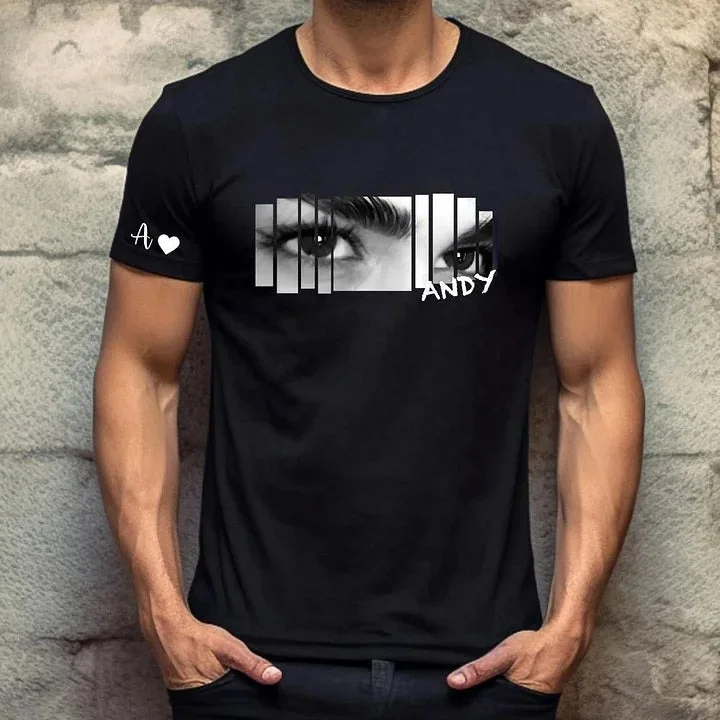 Custom Girlfriend Eyes Fashion Design Perfect Valentine's Day Gift for Couples