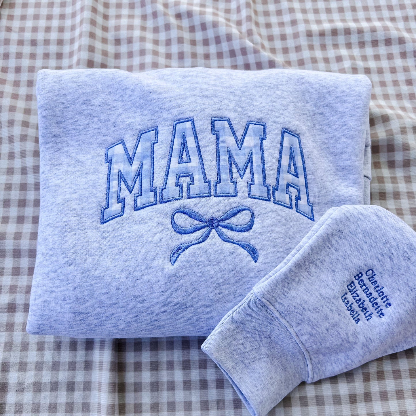 MAMA-Schleifenapplikations-Sweatshirt