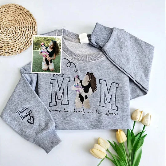 Stitched Memory Mama Sweatshirt