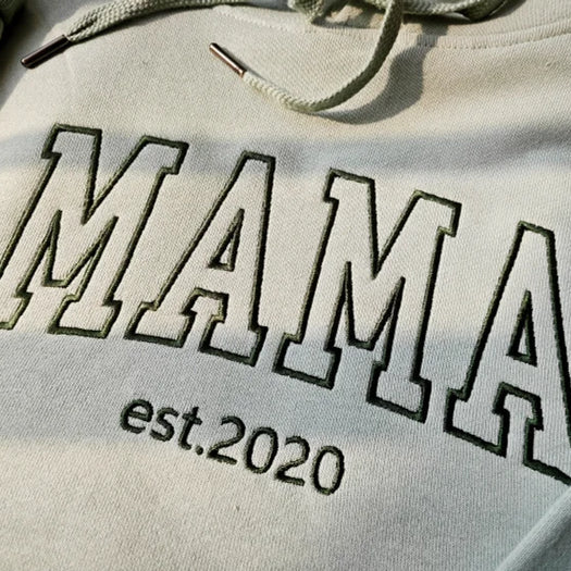 Custom Mom Sweatshirt | Kids' Names on Sleeve