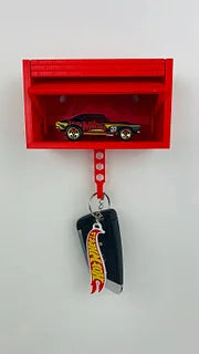 Custom Mini Garage Key Holder - Personalized Car & Text Sentimental Father's Day Gift for Car Lovers