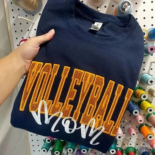 Custom Glitter Sports Mom Hoodie