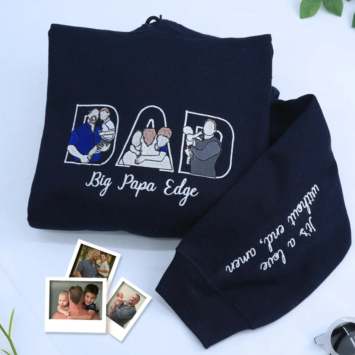 Individuelles Pop-Art Papa-Porträt-Shirt