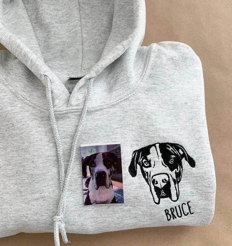 Custom Pet Face Embroidery Wear