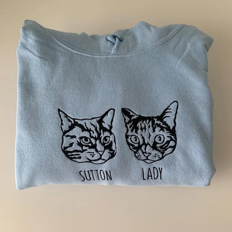 Custom Pet Face Embroidery Wear