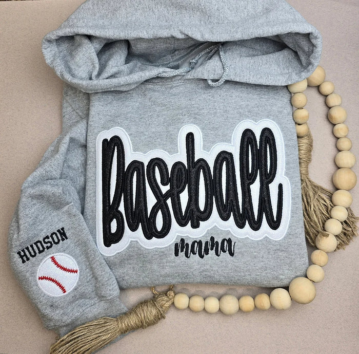 The Glitter Game Day Sweatshirt | Custom Sports Mama