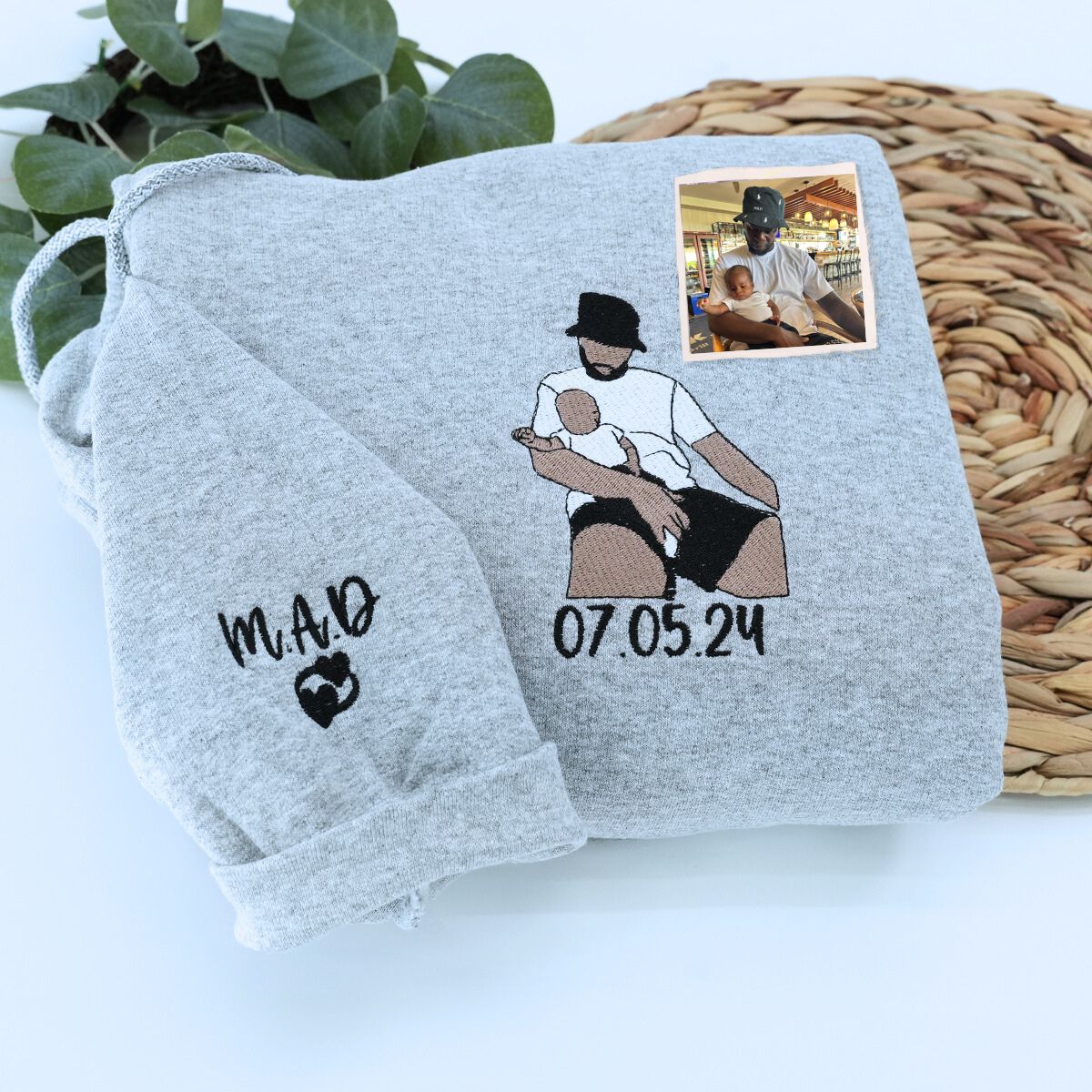 Individuelles Pop-Art Papa-Porträt-Shirt