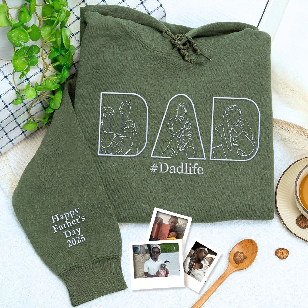 Individuelles Pop-Art Papa-Porträt-Shirt
