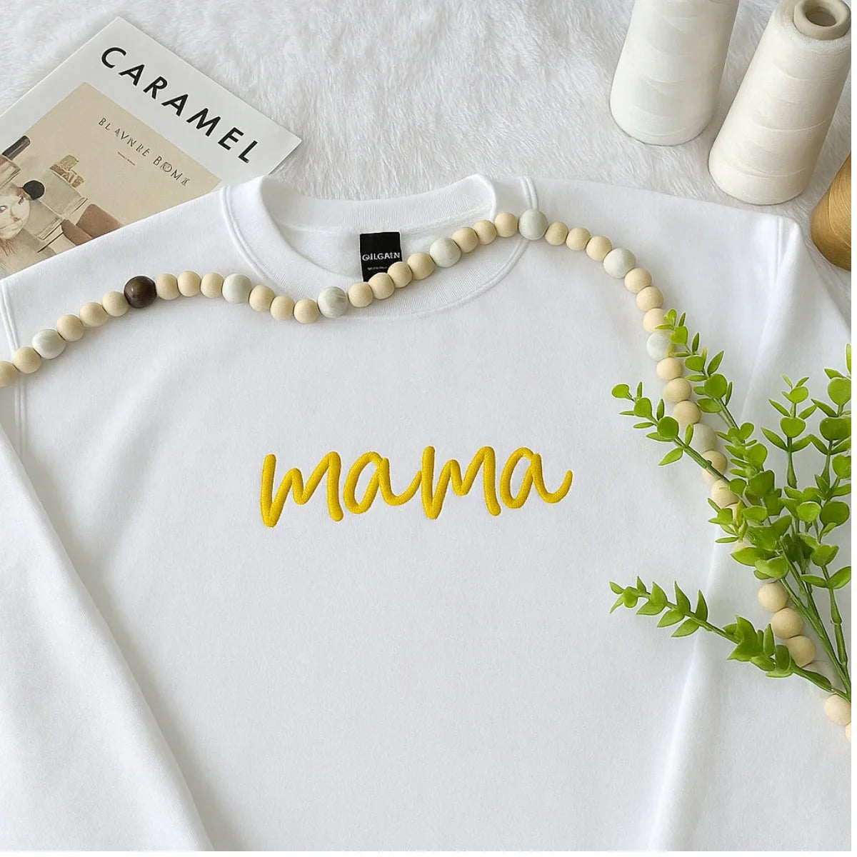 Bestickter Signature Mama Hoodie