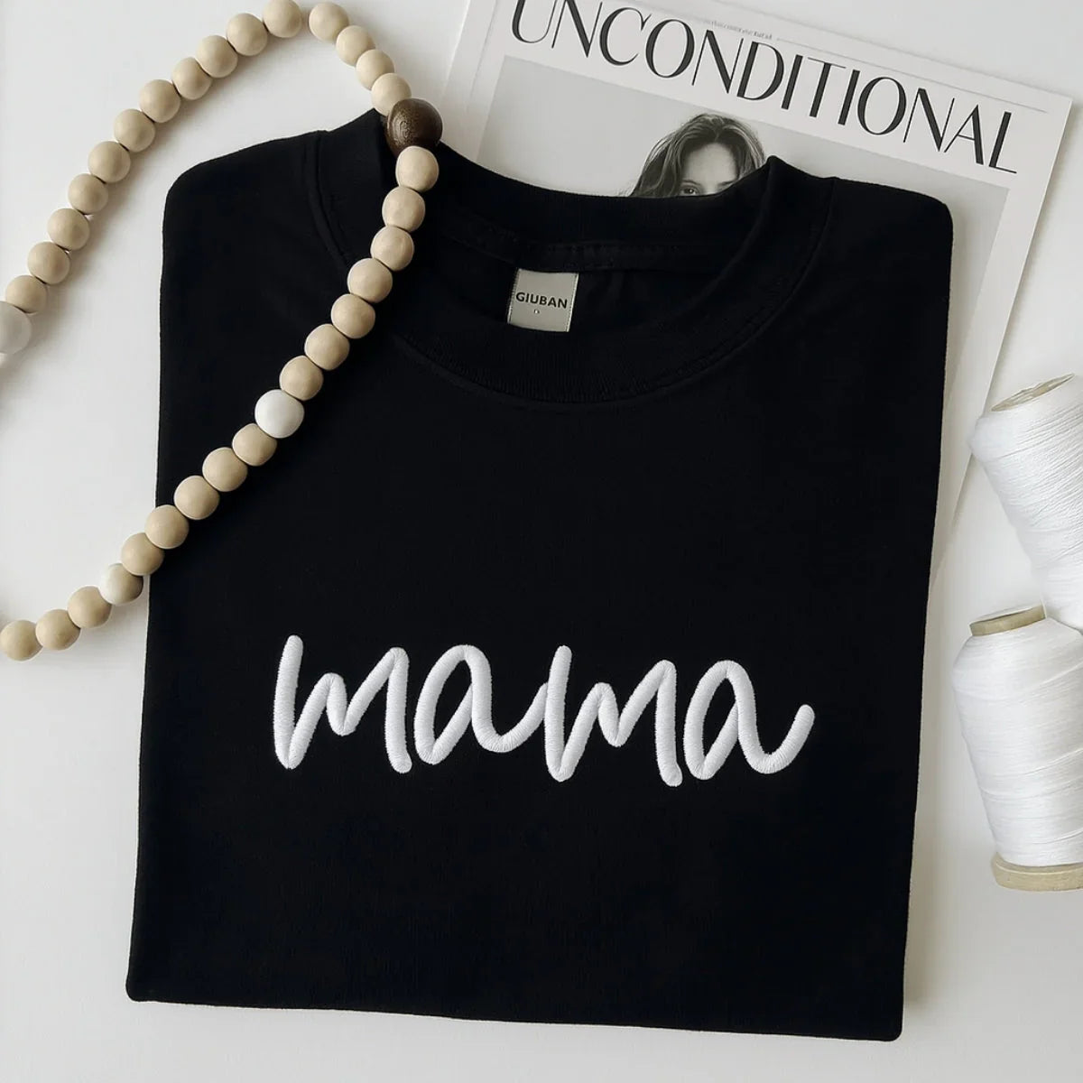Bestickter Signature Mama Hoodie