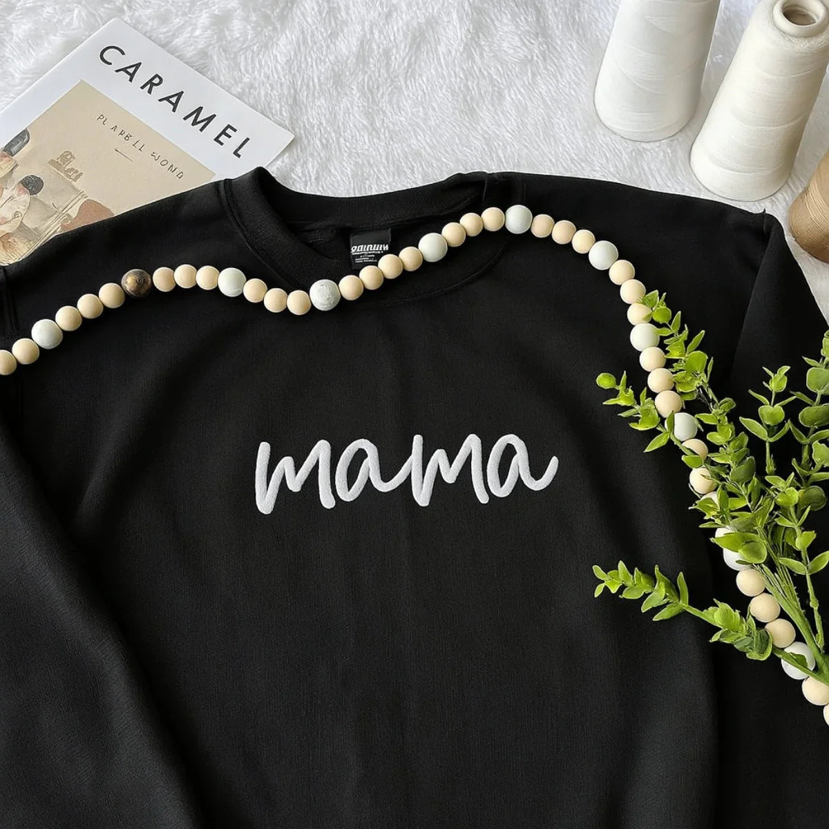Bestickter Signature Mama Hoodie