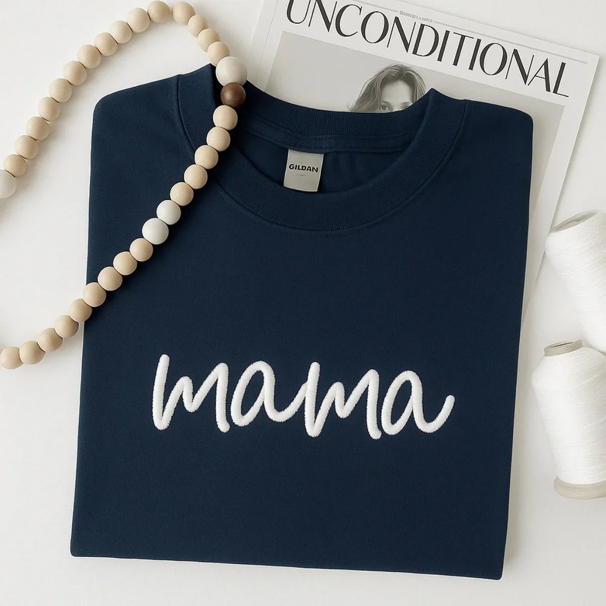 Bestickter Signature Mama Hoodie