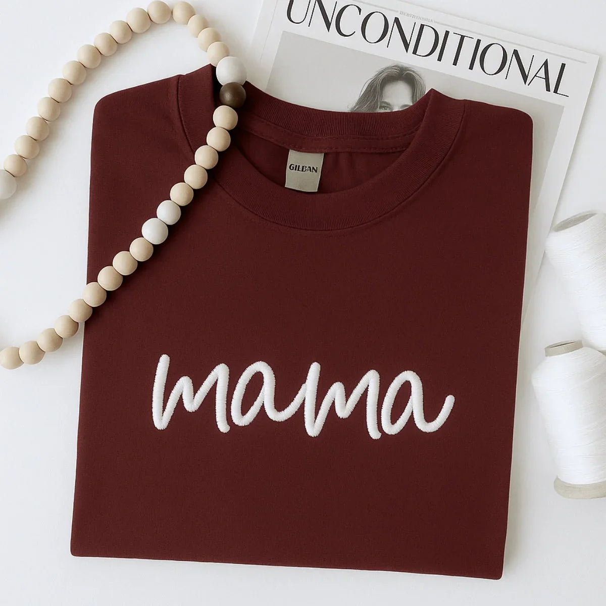 Bestickter Signature Mama Hoodie