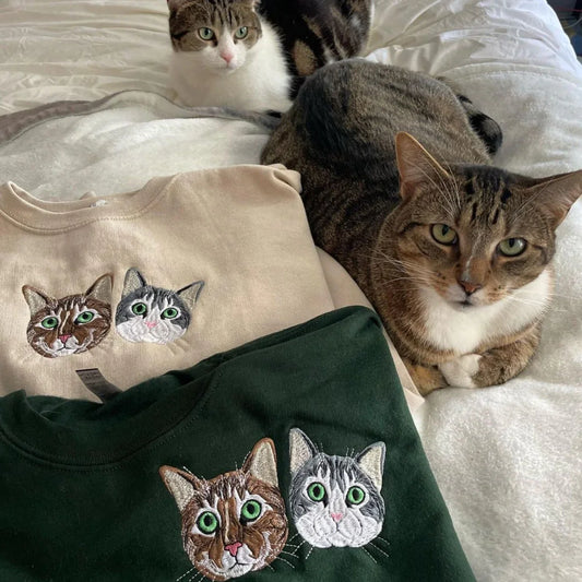 Custom Cat Mom Sweatshirt