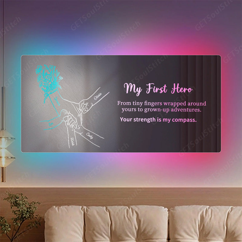 Timeless Family Hand Sculpture Art  Custom Engraved Personalized Keepsake  A Living Portrait of Love for Mom & Family