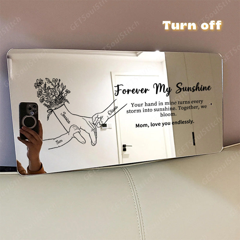Timeless Family Hand Sculpture Art  Custom Engraved Personalized Keepsake  A Living Portrait of Love for Mom & Family