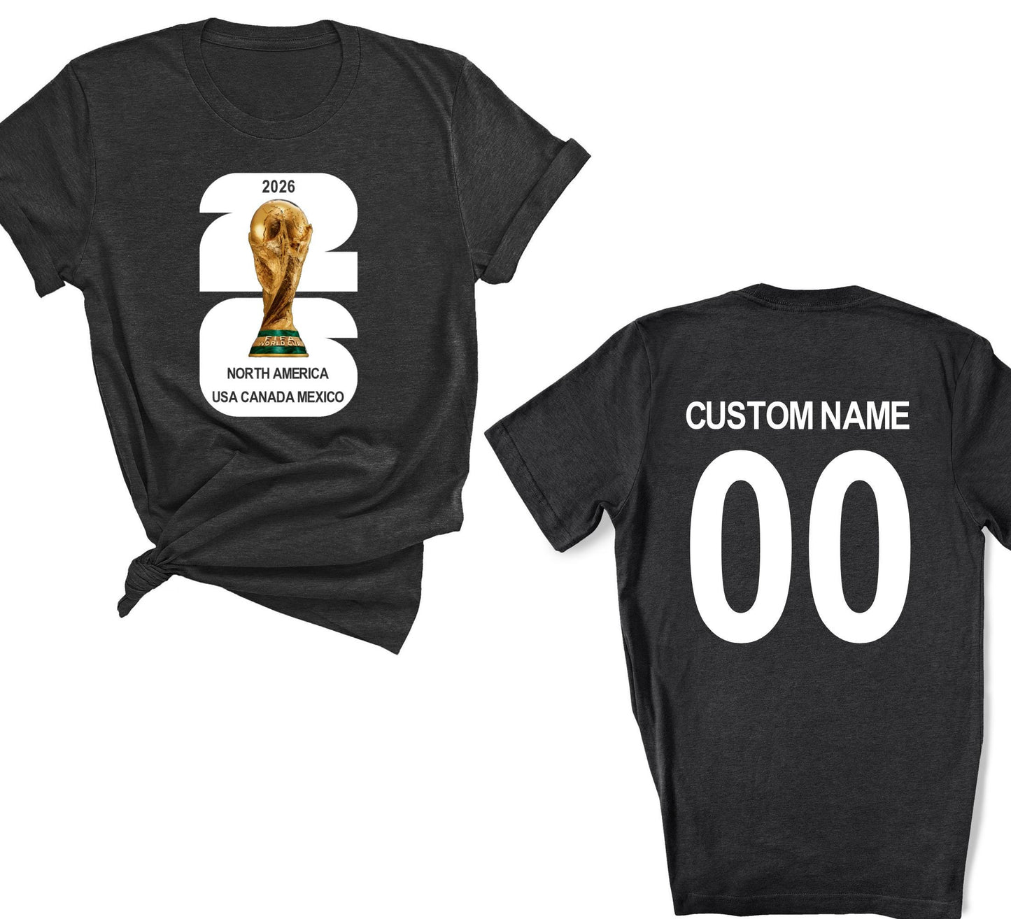 Personalized 2026 World Cup Shirt Custom Name & Number