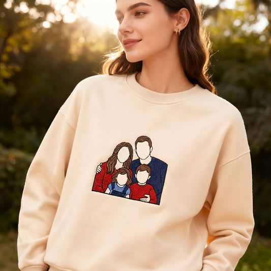 Custom Embroidered Couple Hoodies