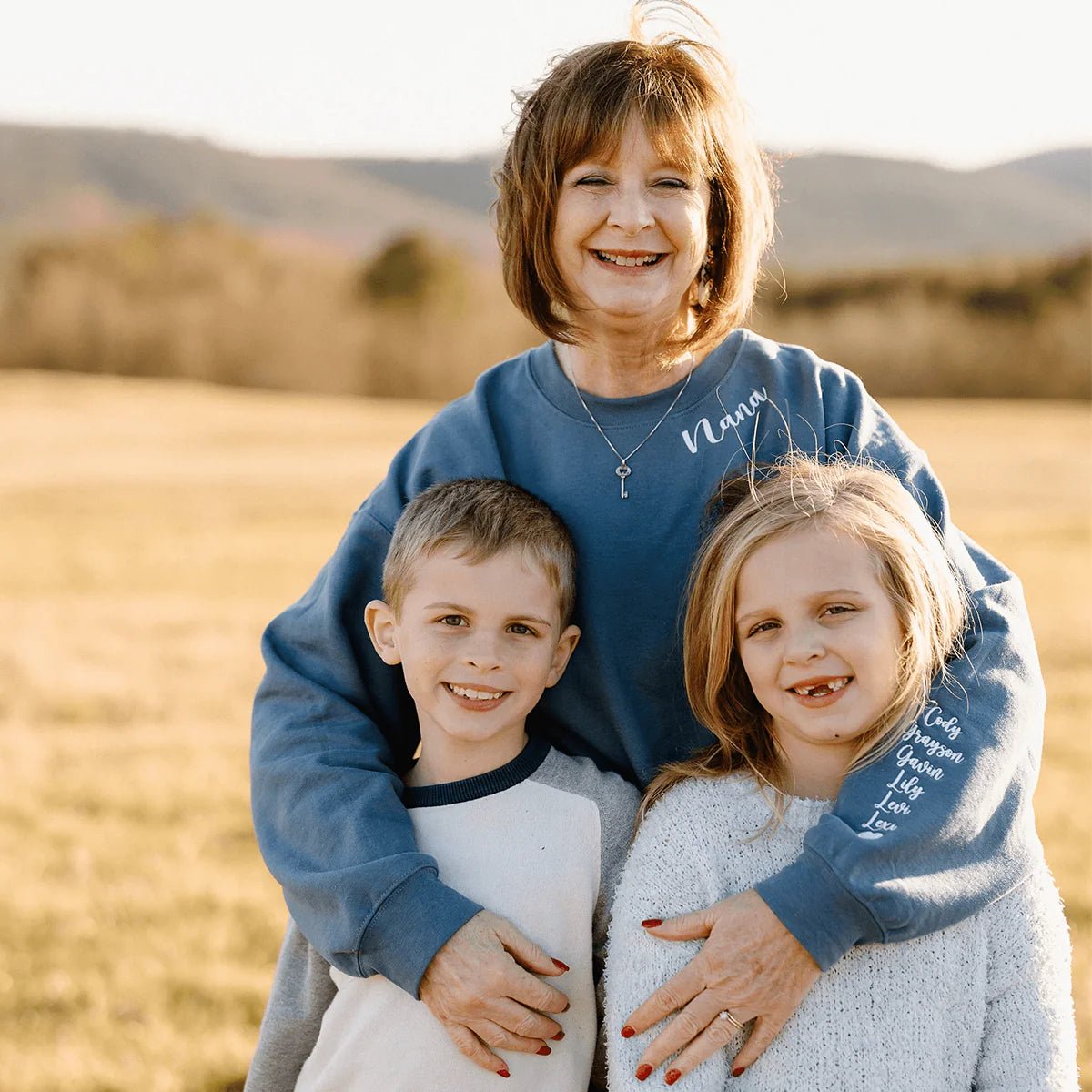 Personalized Mom Embroidered Sweatshirt Hoodie
